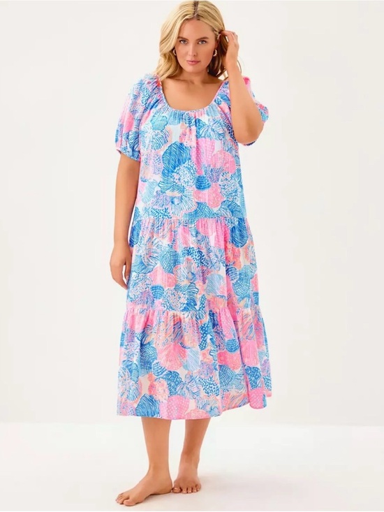 Lilly Pulitzer Dresses & Skirts - NWT Lilly Pulitzer ZEMINI Maxi Coverup Roar of the Seas $148